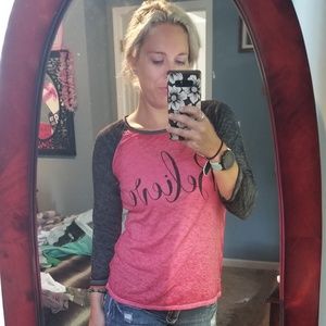 Well worn believe shirt